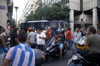 Πιστοί στο ραντεβού τους οι «αγανακτισμένοι μοτοσικλετιστές»