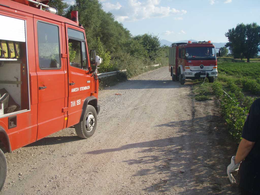 Υπό μερικό έλεγχο η φωτιά στη Μύκονο