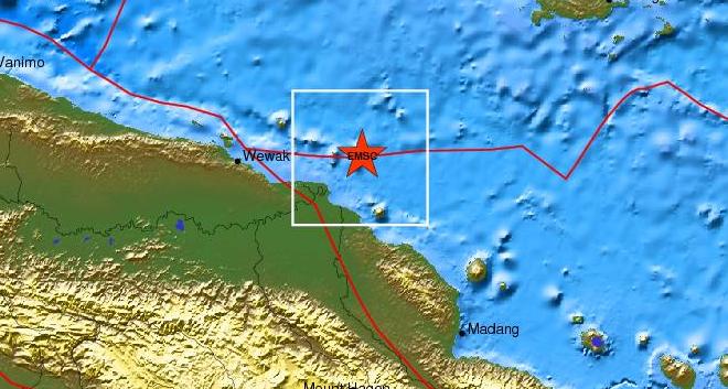 Ισχυρός σεισμός στη Νέα Γουινέα