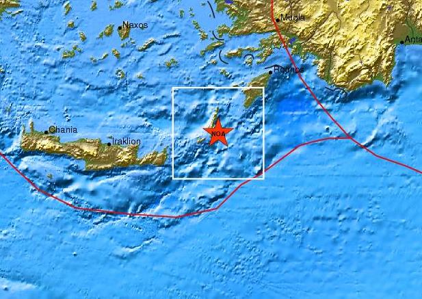 Σεισμική δόνηση 3,8 Ρίχτερ αναστάτωσε την Κάρπαθο