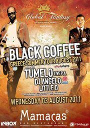 Black Coffee και Tumelo στο Mamacas
