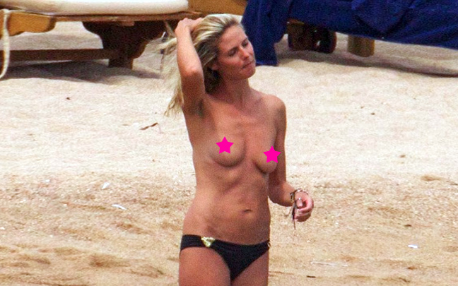 H Heidi Klum τόπλες