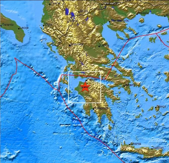 Σεισμός 4,9 Ρίχτερ στην Πάτρα