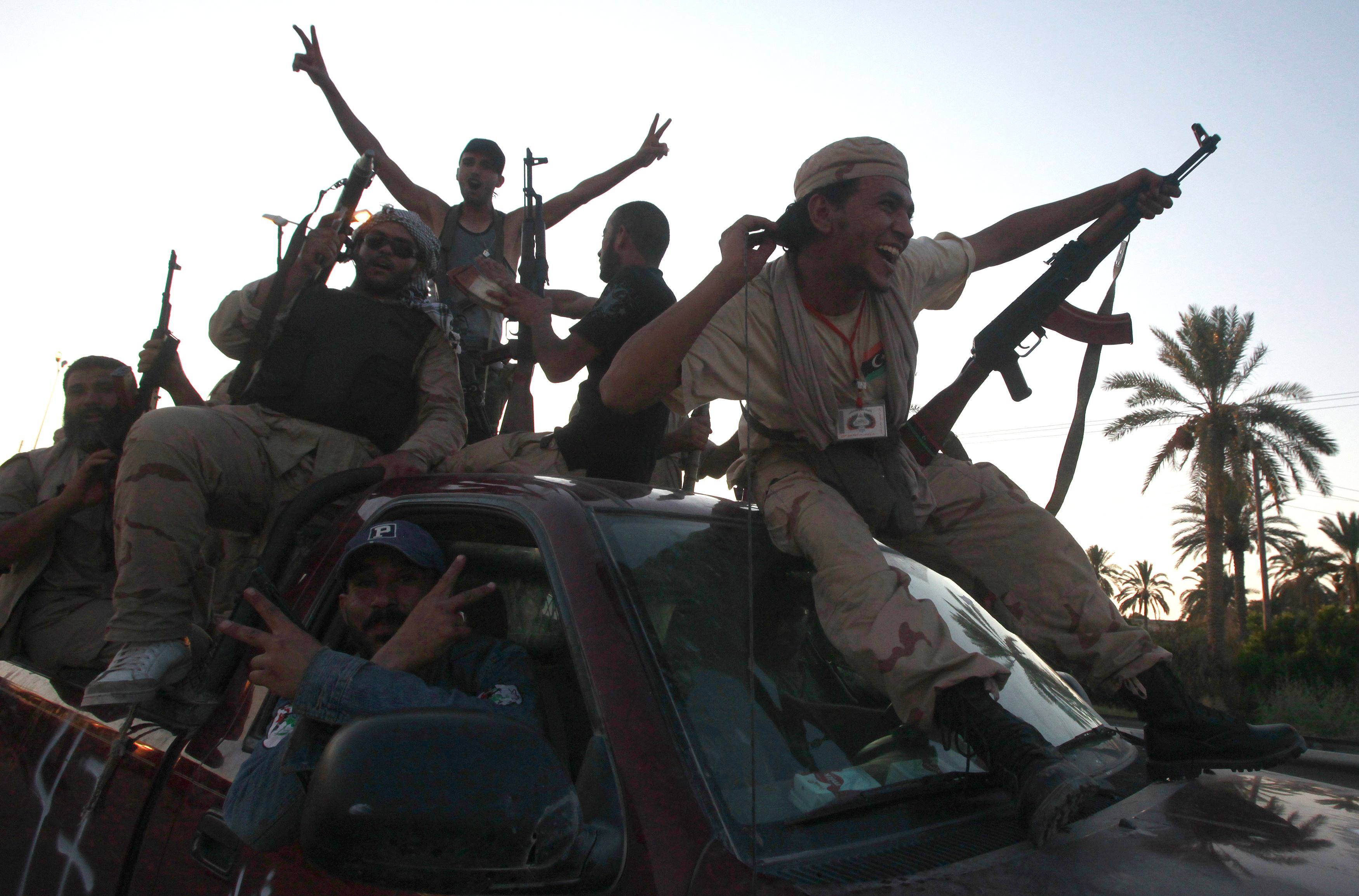Λίβυοι αντάρτες ελέγχουν το ανατολικό τμήμα της Σύρτης