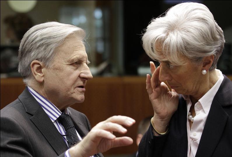 Διαφωνία Τρισέ- Λαγκάρντ για τους κινδύνους στην ευρωζώνη