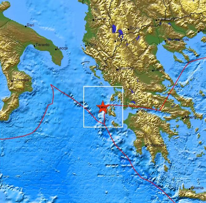 Σεισμός 3,6 Ρίχτερ στην Κεφαλλονιά