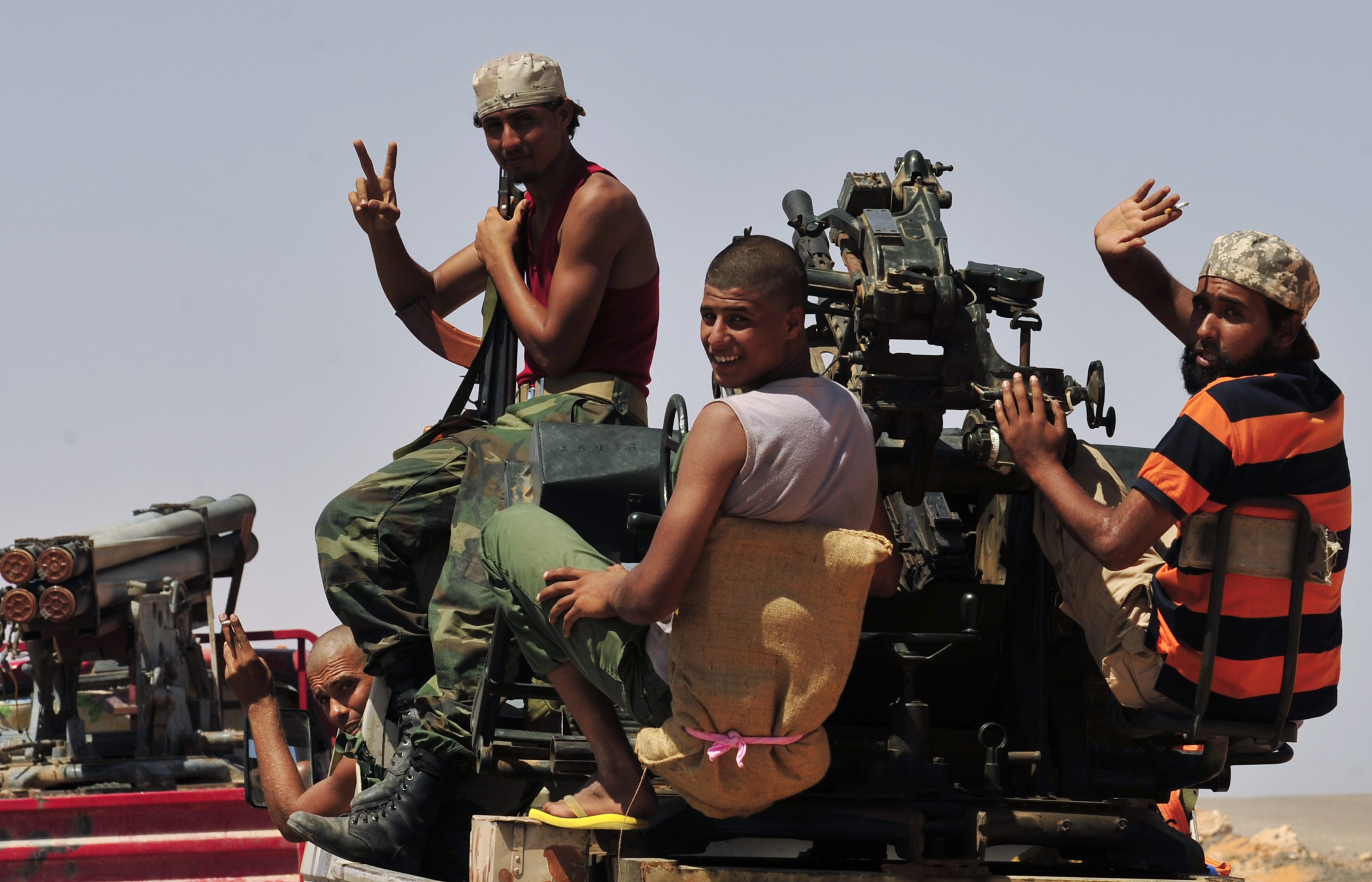 Λίβυοι αντάρτες εκπαιδεύονται στην Ιορδανία