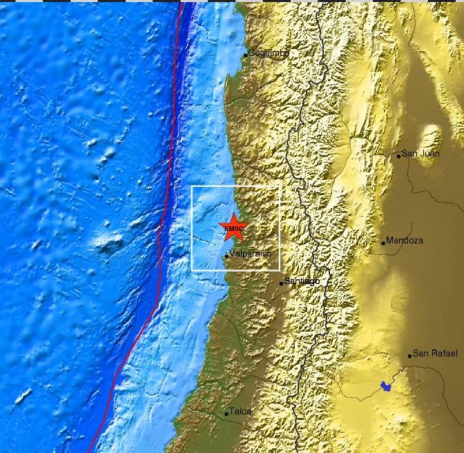 Σεισμός 5,9 Ρίχτερ στη Χιλή