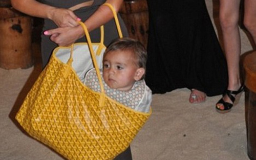 Έβαλε τον ανιψιό της σε τσάντα!