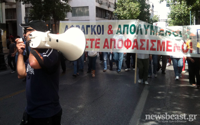 Αλαλούμ στο κέντρο της Αθήνας