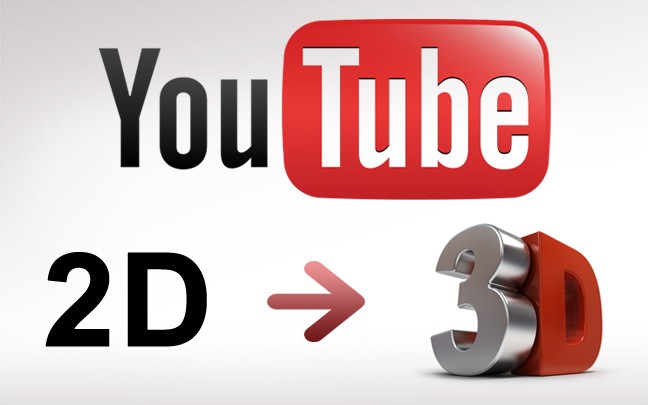 Δυνατότητα μετατροπής 2D βίντεο σε 3D μέσα στο YouTube