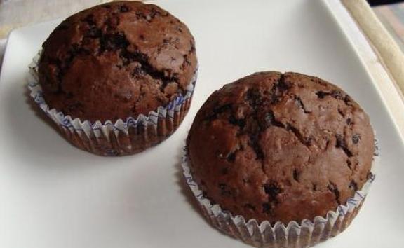 Muffins με σοκολάτα και κανέλα