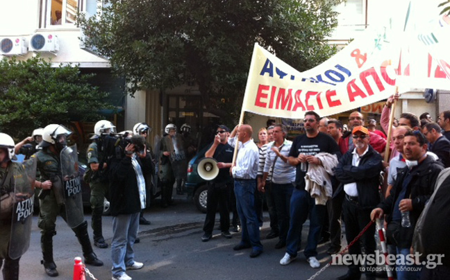 Έφτασε στα γραφεία του ΠΑΣΟΚ η ΠΟΕ-ΟΤΑ