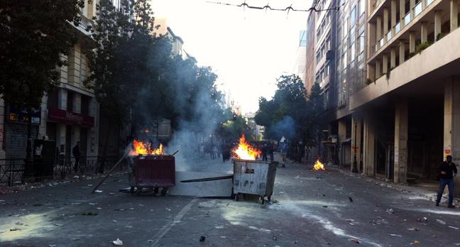 Ένταση στην περιοχή του Πολυτεχνείου