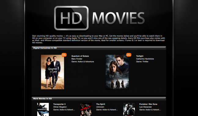 Εμπλουτίζεται ο κατάλογος ταινιών στο ελληνικό iTunes store