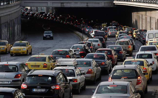 Κυκλοφοριακό «έμφραγμα» και σήμερα στην Αθήνα