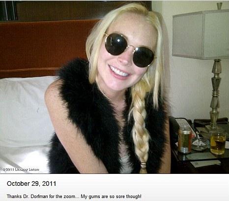 Το αστραφτερό χαμόγελο της Lindsay Lohan