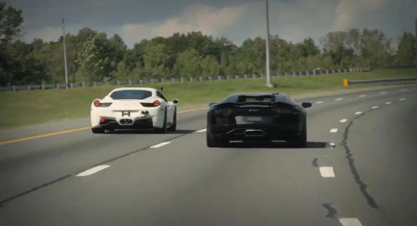 Βελτιωμένη Ferrari εναντίον Lamborghini