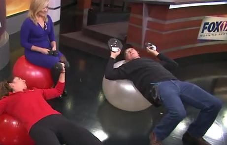 Pilates με τον… floor manager