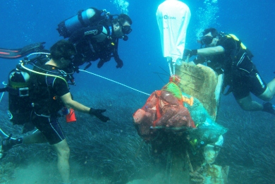 Καθαρισμός βυθού στο νομό Ηλείας την Κυριακή
