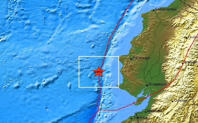 Σεισμική δόνηση 5,8 ρίχτερ στο Εκουαδόρ