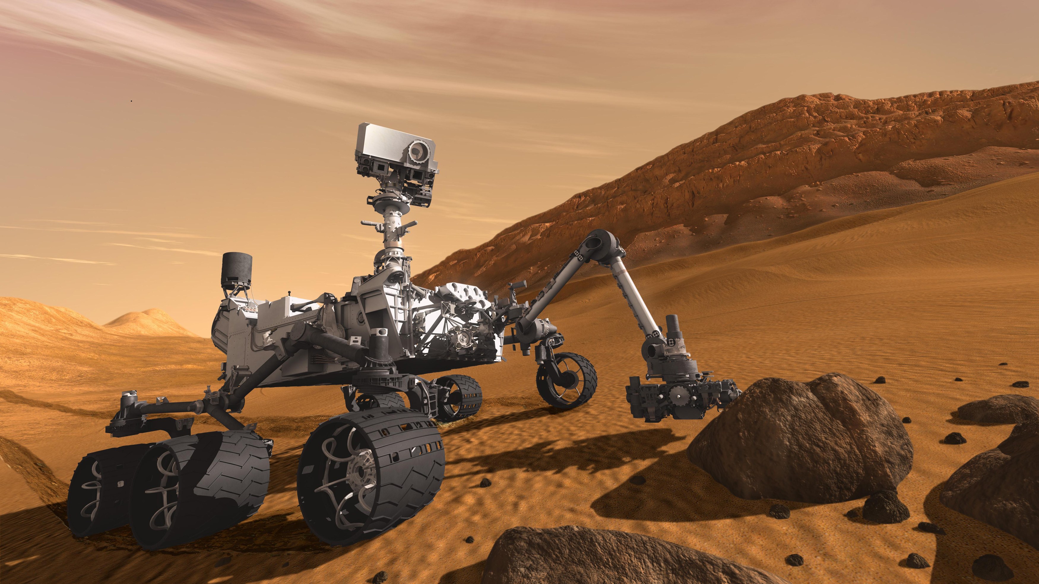 Το τροχοφόρο ρομπότ Curiosity της NASA συνεχίζει επιτυχώς το ταξίδι του