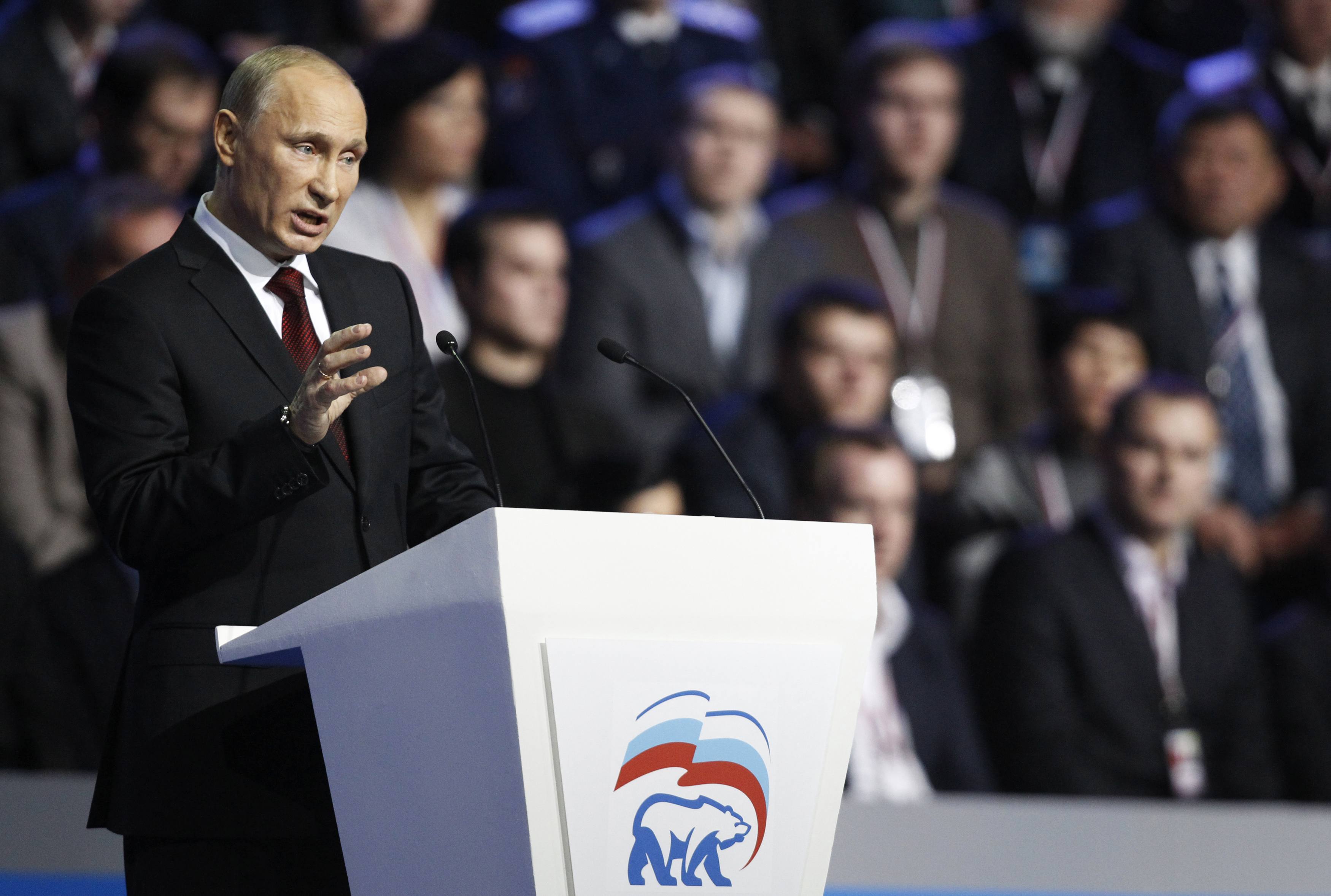 Το χρίσμα του υποψηφίου πήρε ο Βλαντιμίρ Πούτιν