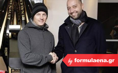 Η πρώτη επίσκεψη του Raikkonen στο Enstone