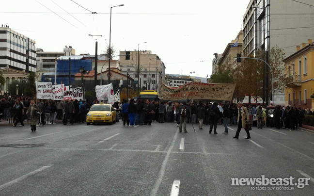 Κλειστή η Πανεπιστημίου