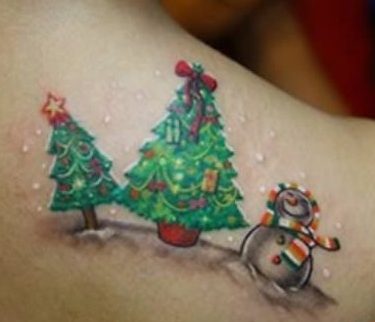 Χριστουγεννιάτικα τατουάζ