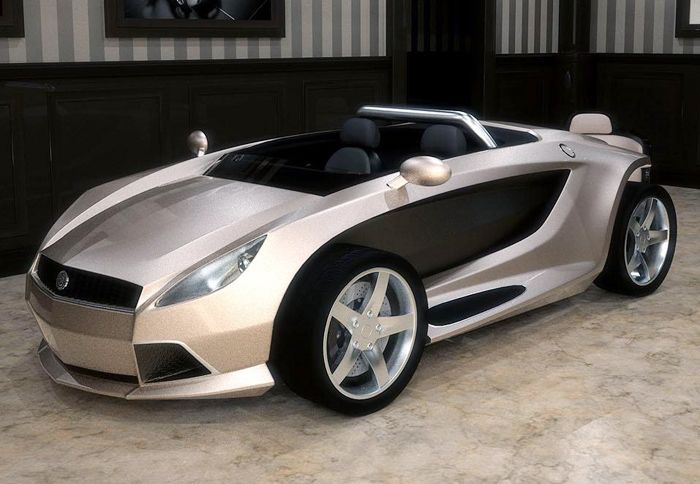 Ένα ηλεκτρικό roadster με επιθετική εμφάνιση
