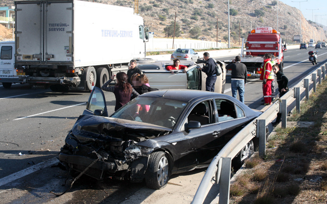 Αύξηση στα αυτοκινητιστικά ατυχήματα στην Πελοπόννησο