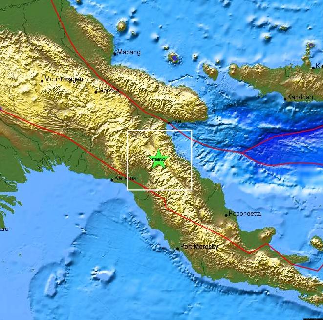 Σεισμός 7,3 Ρίχτερ στην Παπούα Νέα Γουινέα