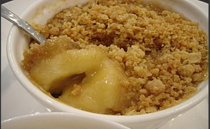 Crumble με μπανάνες