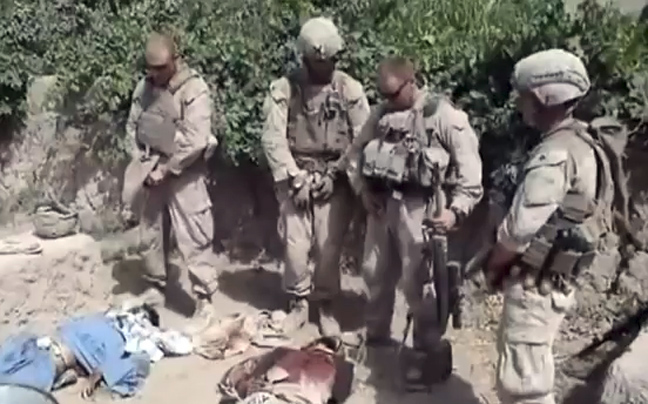 Βίντεο-σοκ με Αμερικανούς στρατιώτες στο Αφγανιστάν