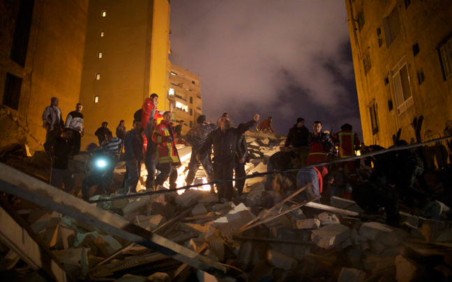 Κατέρρευσε κτίριο στη Βηρυττό