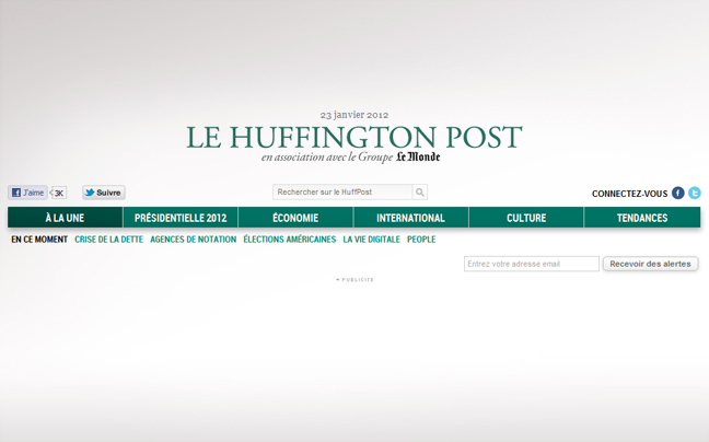 Η Huffington Post τώρα και στα γαλλικά