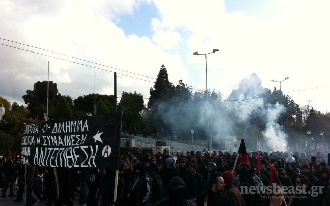 Τελείωσε η πορεία στο κέντρο