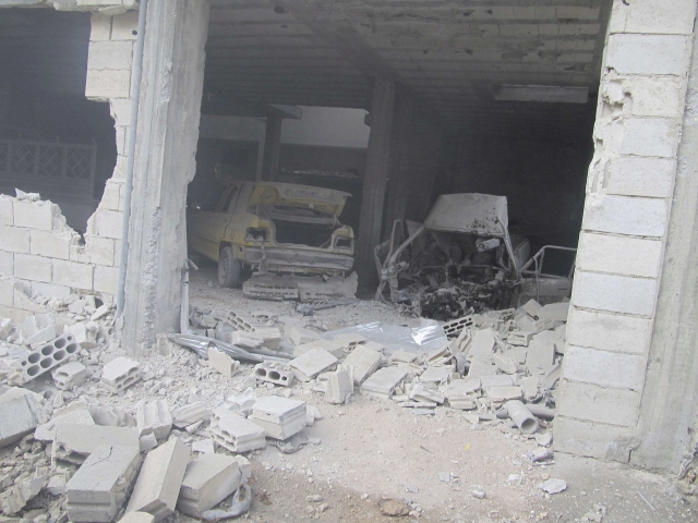 Δεκαεπτά νεκροί από το βομβαρδισμό της Χομς