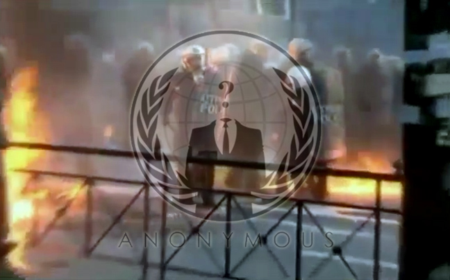 Οι Anonymous απειλούν και πάλι την ελληνική κυβέρνηση