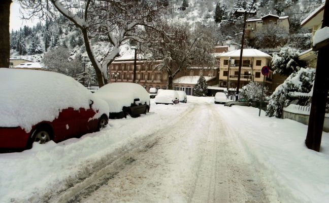 Στους -10 βαθμούς η θερμοκρασία στο Νευροκόπι