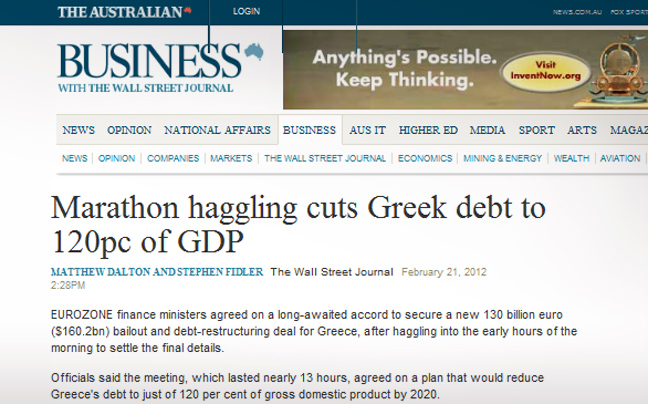 Πρώτη είδηση στην Αυστραλία η διάσωση της Ελλάδας
