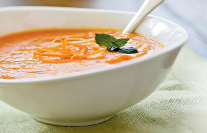 Σούπα με γεύση καρότο