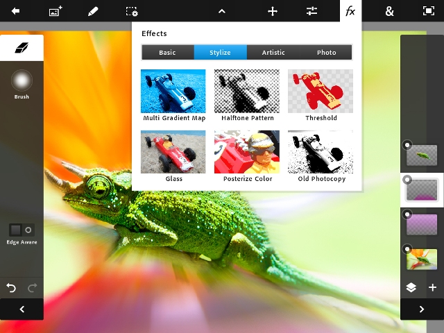 Διαθέσιμο για το iPad 2 το Adobe Photoshop Touch