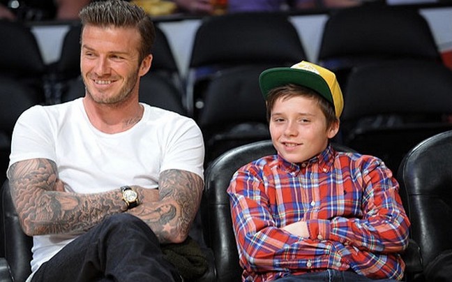 «Μπασκετική βραδιά» το δώρο του Beckam στο γιο του