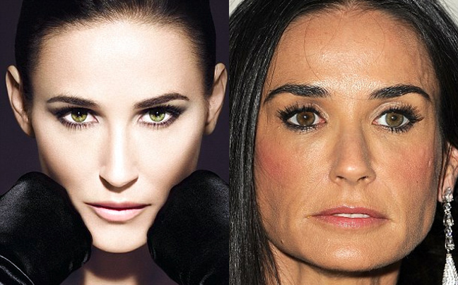 Αγνώριστη η Demi Moore σε πρόσφατη φωτογράφιση