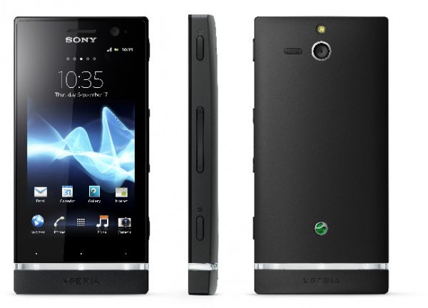 Ξεχωριστός σχεδιασμός στο Xperia U