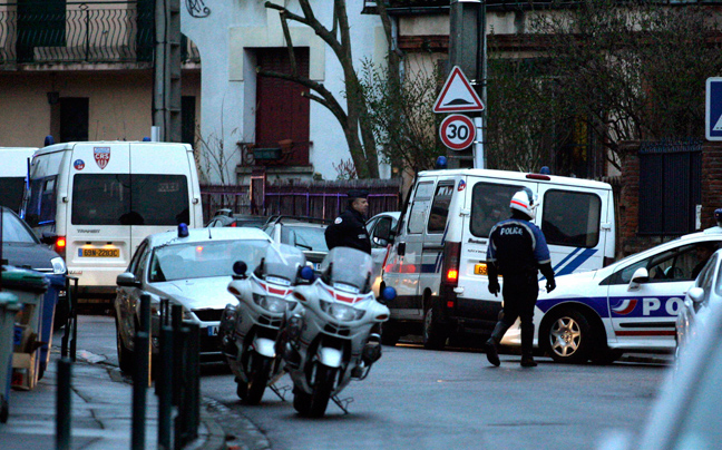 Φωτογραφίες από την επιχείρηση της γαλλικής αστυνομίας στην Τουλούζη