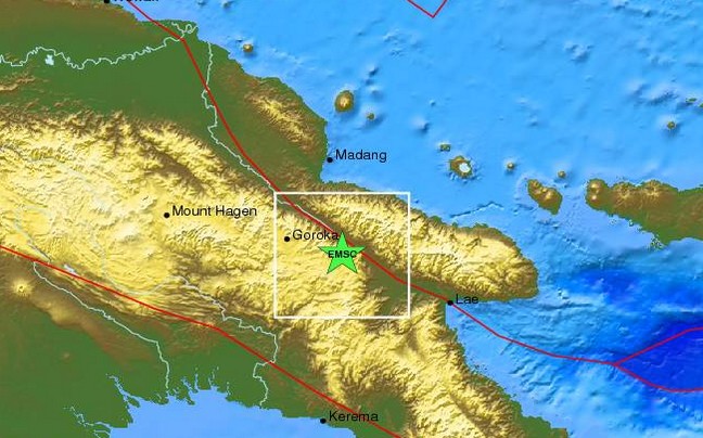 Ισχυρός σεισμός στην Παπούα