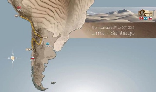 Ανακοινώθηκε η διαδρομή του Dakar για το 2013